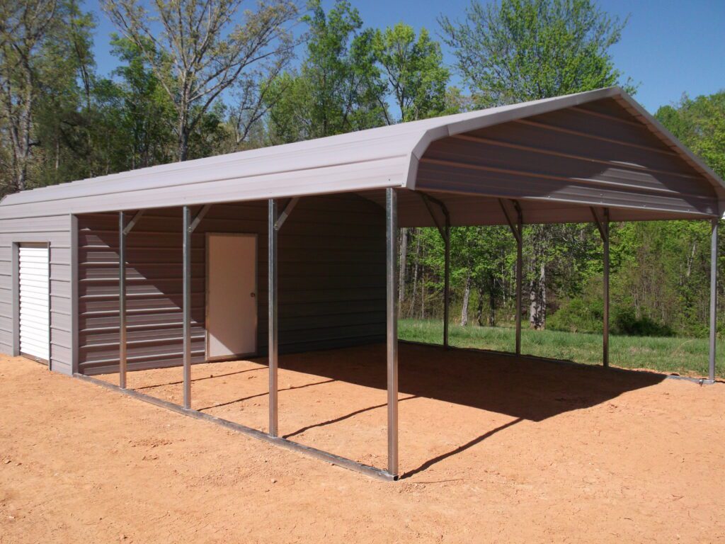 Bent Bow Combo with side entry roll up door, one 36