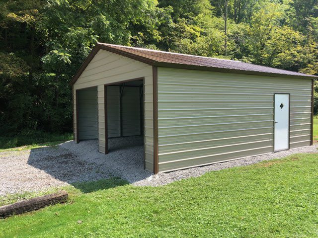 a two-car garage